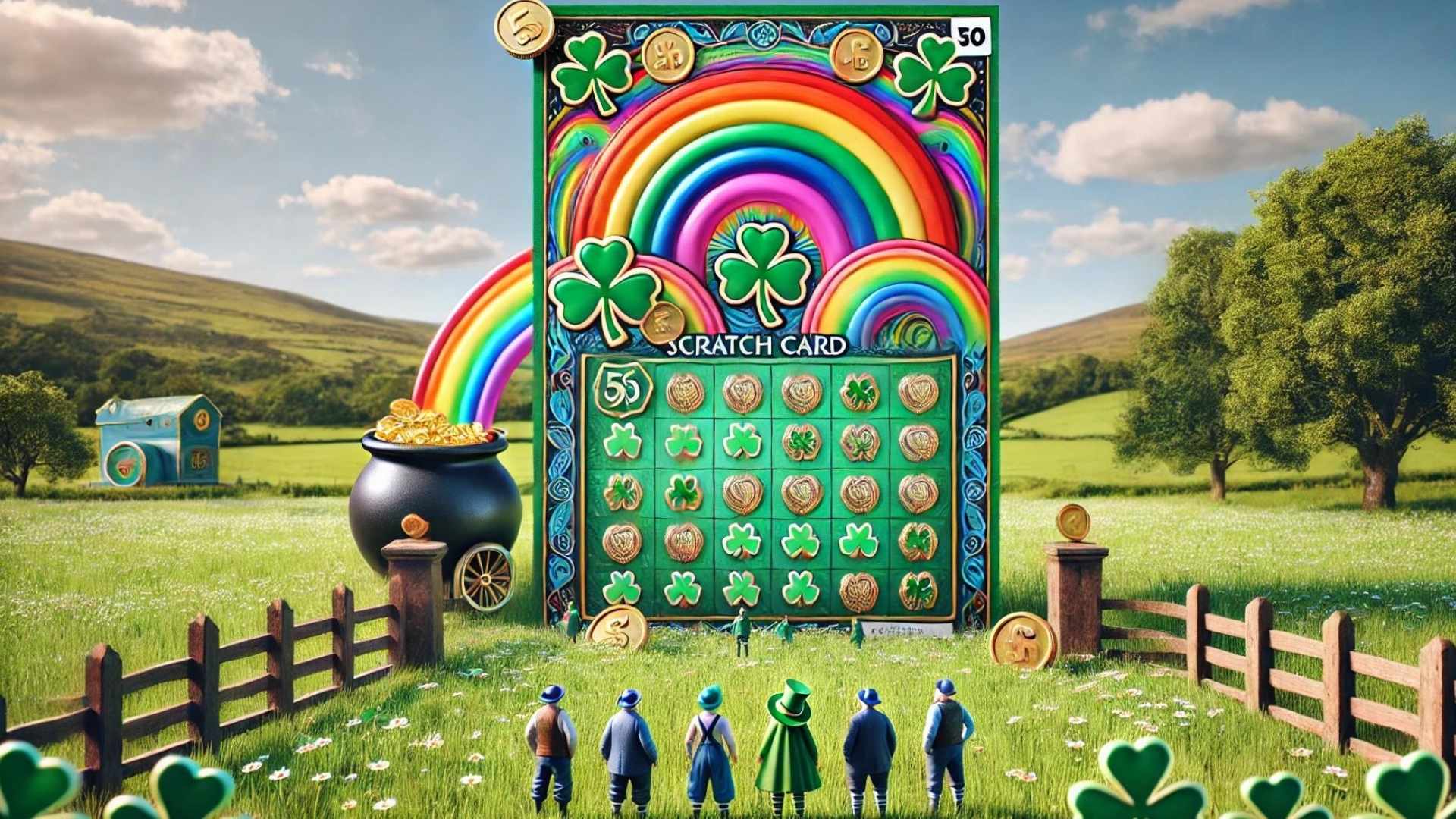 Irish Lucky Scratch Card